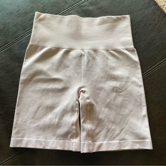 TNA Shorts Tna Aritzia Baby Blush Pink Spandex Shorts Poshmark
